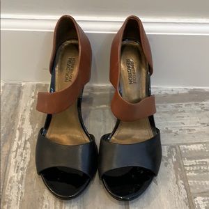 Black and Brown Heel